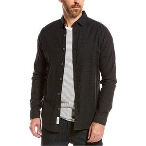 $78 NWT Heritage by Report soft touch flannel long sleeve button down shirt L